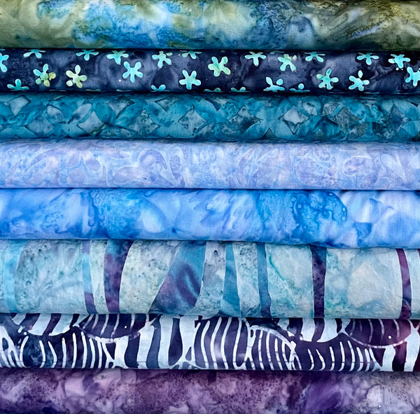 Surf and Sand 15 Batik Fat Quarters