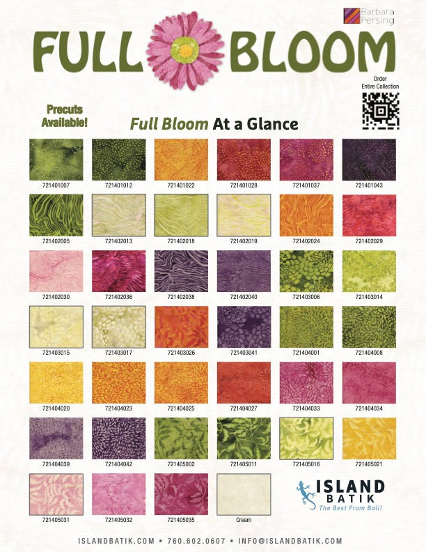 Full Bloom Fabric Guide